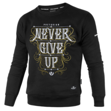  Bluza Pretorian "Never give up"  - czarna