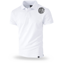 Polo Shirt Dobermans Aggressive "BLACK DEVILE TSP154" - white