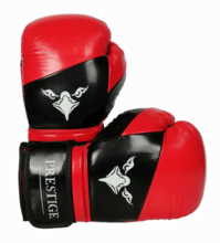 Rękawice bokserskie Prestige "CARBON RED" 