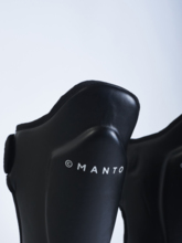 Ochraniacze na piszczel i stopę MANTO "IMPACT" - czarne
