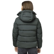 PIT BULL "AMALIA" quilted winter jacket with hood - dark green