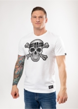 Koszulka PIT BULL "Skull Wear" '21 - biała