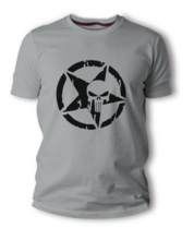 Koszulka TigerWood "Military Punisher" - szara