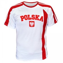 Patriotic T-shirt &quot;Poland - Emblem&quot; L - white