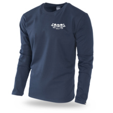 Longsleeve Dobermans Aggressive "MY VALHALLA" LS272" - granatowy