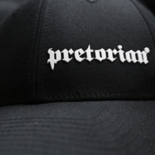 Pretorian "Logo 3D White" Baseball Cap - Black