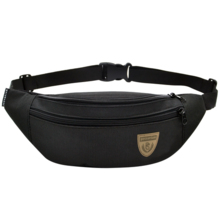 Waist Bag Pretorian "Shield - Brown" - black