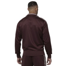 Bluza rozpinana PIT BULL Oldschool "Tape Logo" - bordowy