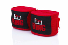 RING boxing bandage, boxing wraps, 2m - red