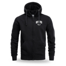 Bluza rozpinana z kapturem Dobermans Aggressive "BOXING ARENA BZ393" - czarna