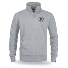 Dobermans Aggressive "TACTICAL DEFENSE BCZ399" Zip-Up Sweatshirt - Gray
