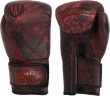 Rękawice bokserskie skórzane Masters RBT-MAROON