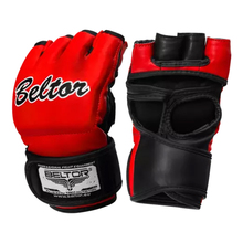 Rękawice MMA grapplerskie BELTOR Cringer - czerwone