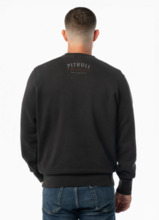 Bluza PIT BULL Washed "STRENGTH & RESPECT" - ciemny grafit