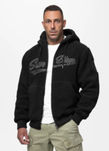 Bluza męska rozpinana z kapturem PIT BULL "GALAXY" - czarny