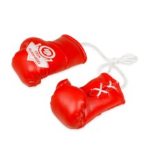 Keychain pendant boxing gloves Bushido - red