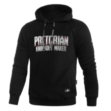 Bluza z kapturem Pretorian "Knockout Maker" - czarna