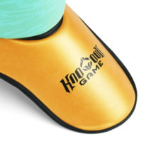 Ground Game "Prime Green" Lightweight Shin Guards for Kids