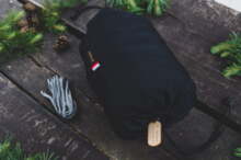 Hamak TIGERWOOD Obozowy Niedźwiedź XL z Moskitierą Black