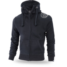 Dobermans Aggressive zip-up hoodie &quot; RUTHLESS&amp;SAVAGE BZ199&quot; - black