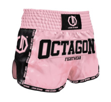 Spodenki Kickboxing/Muay Thai Legion Octagon Future PREMIUM - black/pink