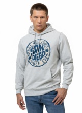 Bluza męska z kapturem PIT BULL "SAN DIEGO SUN" - szary