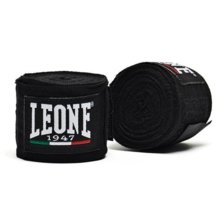 Boxing bandage wraps 2.5 m Leone - black