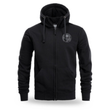 Dobermans Aggressive "MILITARY-ZONE BZ408" Zip-Up Hoodie - Black