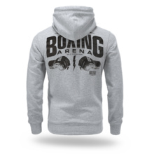 Bluza z kapturem Dobermans Aggressive "BOXING ARENA BK393" - szara