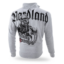 Dobermans Aggressive zip-up sweatshirt &quot;Nordland BCZ168&quot; - gray