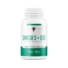 TREC VITALITY OMEGA 3 omega-3 fatty acids with coenzyme Q10 3 - 60 capsules