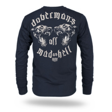 Longsleeve Dobermans Aggressive "MAD AS HELL" LS383 - granatowy
