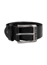 PIT BULL "Classic I" leather belt - black