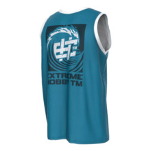 Extreme Hobby "WAVE" Men's Basketball Tank Top - Blue