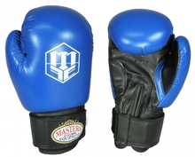 Rękawice bokserskie Masters RPU-2A niebiesko/czarne