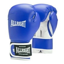 Rękawice bokserskie ALLRIGHT POWER GEL - niebieskie