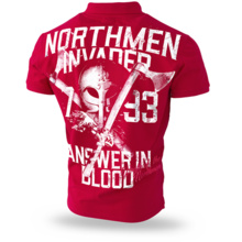 Dobermans Aggressive Polo Shirt "NORTHMEN TSP202A" - red