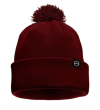 Octagon winter cap &quot;PUMP&quot; - burgundy color