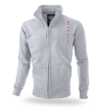 Dobermans Aggressive zip-up sweatshirt &quot;BERSERKERS BCZ127&quot; - gray