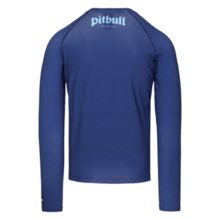 Rashguard longsleeve PIT BULL "LOGO PALMS" - niebieski