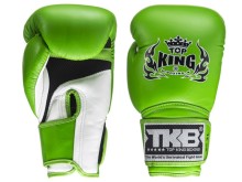 Rękawice bokserskie Top King TKBGSA "SUPER AIR" (177)(white/green/green) "K"