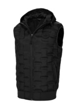 PIT BULL &quot;Eclipse&quot; sleeveless vest with hood - black