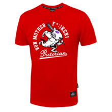 T-shirt Pretorian "Run motherf*:)ker!" - red