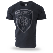 Koszulka T-shirt Dobermans Aggressive "Offensive Shield TS237" - czarna