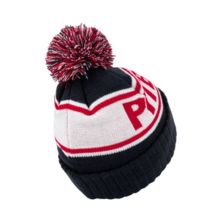 Winter hat PIT BULL &quot;Fleming II&quot; - navy blue / red