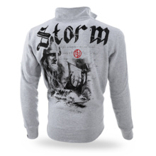 Dobermans Aggressive zip-up sweatshirt "STORM BCZ151" - gray