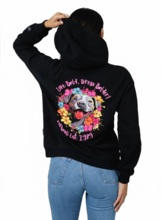 PIT BULL &quot;Happy-Pit&quot; Oversized Hoodie - Black