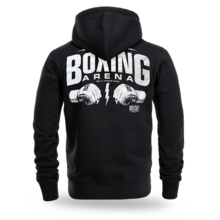 Bluza rozpinana z kapturem Dobermans Aggressive "BOXING ARENA BZ393" - czarna