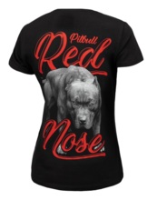 Koszulka damska PIT BULL "Red Nose" - czarna