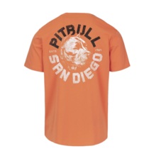 Koszulka męska PIT BULL "DOG SD" - pomarańczowy